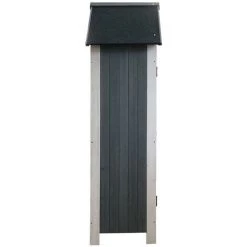 Gartenschrank Gardiun Kylie Gray 54x77x179 Cm Aus Holz -Aufbewahrung im Garten Verkäufe 2022 27234413 3