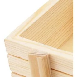 BEARSU Holz-Aufbewahrungsbox, Rechteckig, Multifunktionaler Blumentopf, Blumentöpfe Für Sukkulenten, Holz, Primary Color-Gute-Wunsche -Aufbewahrung im Garten Verkäufe 2022 27611409 3