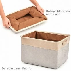 BEARSU Faltbarer Aufbewahrungskorb Aus Segeltuch Mit Griffen - 3er-Set. -Aufbewahrung im Garten Verkäufe 2022 27611890 3