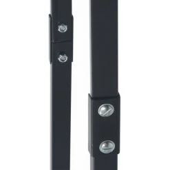 ASUPERMALL Brennholzregal Schwarz 100×25×100 Cm Stahl