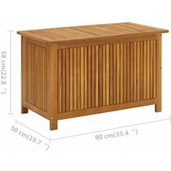 Garten-Aufbewahrungsbox 90x50x58 Cm Massivholz Akazie VidaXL -Aufbewahrung im Garten Verkäufe 2022 28111238 3
