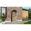Vitavia Kaminholzregal "Lignum 401" Granit 40 X 99 X 200 Cm (hoch)