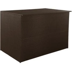 ASUPERMALL Gartenbox Braun 150×100×100 Cm Poly Rattan