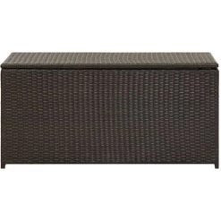 ASUPERMALL Gartenbox Poly Rattan 100×50×50 Cm Braun 8 ASUPERMALL Gartenbox Poly Rattan 100×50×50 Cm Braun -Aufbewahrung im Garten Verkäufe 2022 29821075 4