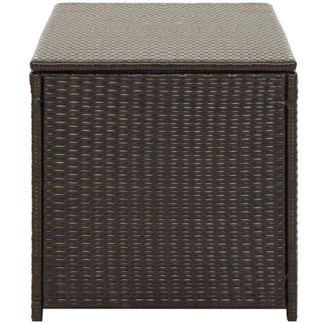 ASUPERMALL Gartenbox Poly Rattan 100×50×50 Cm Braun 5 ASUPERMALL Gartenbox Poly Rattan 100×50×50 Cm Braun – Bild 5