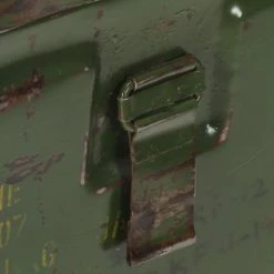 Aufbewahrungskiste Militär-Stil 68x24x66 Cm Eisen VidaXL -Aufbewahrung im Garten Verkäufe 2022 29997400 5