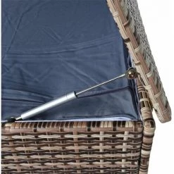 ESTEXO Auflagenbox Poly Rattan XXL Kissenbox Gartenbox Aufbewahrungsbox Beige-Braun -Aufbewahrung im Garten Verkäufe 2022 30604281 3