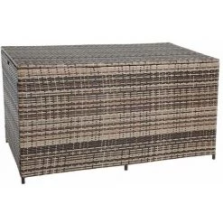ESTEXO Auflagenbox Poly Rattan XXL Kissenbox Gartenbox Aufbewahrungsbox Beige-Braun -Aufbewahrung im Garten Verkäufe 2022 30604281 5