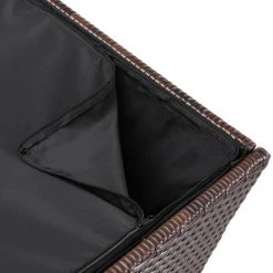 Casaria Poly Rattan Auflagenbox Kissenbox Gartenbox Lounge 75x75x70 Cm Wasserdicht Innentasche Gasdruckfeder Wetterfest Braun -Aufbewahrung im Garten Verkäufe 2022 30810140 4