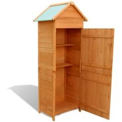 ABCRITAL Gartenschrank Braun 79×49×190 Cm -Aufbewahrung im Garten Verkäufe 2022 31477387 4