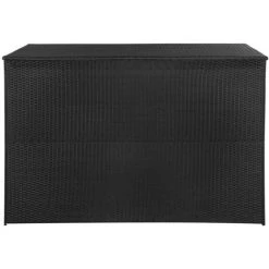 ABCRITAL Gartenbox Schwarz 150x100x100 Cm Poly Rattan -Aufbewahrung im Garten Verkäufe 2022 31477752 3