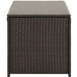 ABCRITAL Gartenbox Poly Rattan 100x50x50 Cm Braun -Aufbewahrung im Garten Verkäufe 2022 31478127 3
