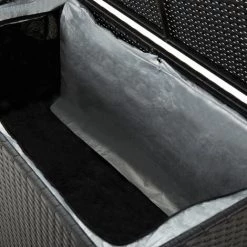 ABCRITAL Gartenbox Poly Rattan 100x50x50 Cm Schwarz -Aufbewahrung im Garten Verkäufe 2022 31478129 5