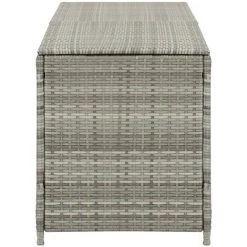 ABCRITAL Gartenbox Poly Rattan 200x50x60 Cm Grau -Aufbewahrung im Garten Verkäufe 2022 31478542 4