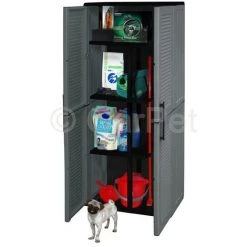 GARPET Besenschrank Kunststoff Haushalt Werkstatt Garten Putz Schrank Wetterfest -Aufbewahrung im Garten Verkäufe 2022 32314311 3