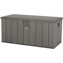Lifetime Kunststoff Kissen Aufbewahrungsbox 570 Liter Grau 72x151x69 Cm
