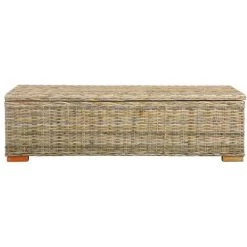 ABCRITAL Aufbewahrungsbox 120 Cm Kubu-Rattan Und Massivholz Mango -Aufbewahrung im Garten Verkäufe 2022 32598058 3