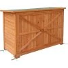 MCombo Gartenschrank Gerätescharank Gerätehaus Geräteschuppen Gartenhaus Holz 1280
