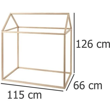 ATMOSPHERA CRÉATEUR D'INTÉRIEUR Kinderhaus Aus Holz, Dekoration, Atmosphera Créateur D'intérieur, 115 X 66 X 126 Cm 4 ATMOSPHERA CRÉATEUR D'INTÉRIEUR Kinderhaus Aus Holz, Dekoration, Atmosphera Créateur D'intérieur, 115 X 66 X 126 Cm – Bild 4