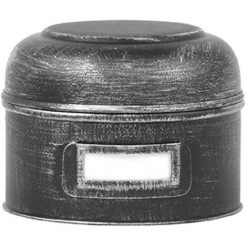 Aufbewahrungsbehälter 13x13x10 Cm S Antik-Schwarz LABEL51