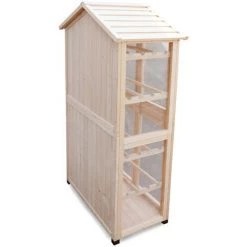 HABAU Trocknungsschrank, Aus Naturholz, 86 X 50,5 X 165 Cm -Aufbewahrung im Garten Verkäufe 2022 34566044 3