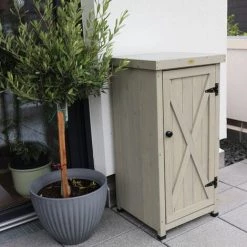 HABAU Gartenschrank Kompakt, Grau, 45 X 45 X 91 Cm -Aufbewahrung im Garten Verkäufe 2022 34566054 4