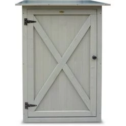 HABAU Gartenschrank Benno, Grau, 76 X 56 X 117 Cm