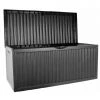 BURI Gartenkissenbox 120x52x54cm 350L Anthrazit
