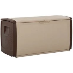 Aufbewahrungsbox Beige Und Braun 122x56x63 Cm VidaXL