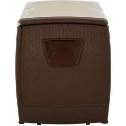 Aufbewahrungsbox Beige Und Braun 122x56x63 Cm VidaXL -Aufbewahrung im Garten Verkäufe 2022 37035143 4