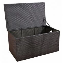 Mila Möbel Auflagenbox L - Schwarz