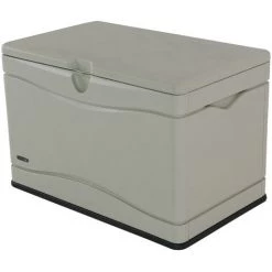 Lifetime Kunststoff Kissen Aufbewahrungsbox Beach 300 Liter Grau 99x61x66 Cm