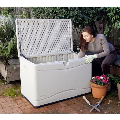 Lifetime Kunststoff Kissen Aufbewahrungsbox Beach 300 Liter Grau 99x61x66 Cm 5 Lifetime Kunststoff Kissen Aufbewahrungsbox Beach 300 Liter Grau 99x61x66 Cm – Bild 5