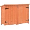 HAPPYSHOPPING Garten-Geräteschuppen 120x50x91 Cm Holz