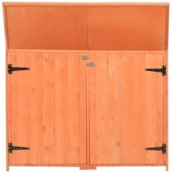 HAPPYSHOPPING Garten-Geräteschuppen 120x50x91 Cm Holz -Aufbewahrung im Garten Verkäufe 2022 39725311 3