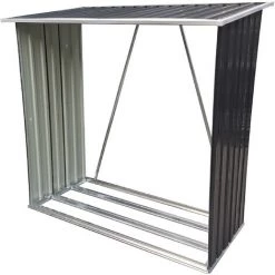 DER HOLZWURM Metall Kaminholzregal Jimmy - 163x83 Cm