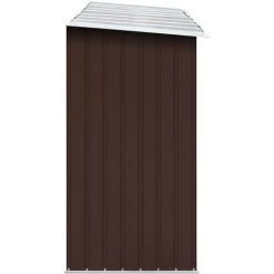 HAPPYSHOPPING Brennholzlager Verzinkter Stahl 330x84x152 Cm Braun -Aufbewahrung im Garten Verkäufe 2022 40602334 4