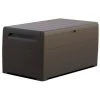 EZOOZA Auflagenbox Gartenbox Duramax Braun 416 L