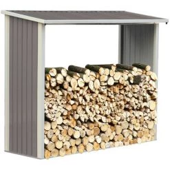 HABITAT ET JARDIN Holzunterstand Metall "Victor" - 1,68 M²