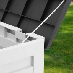 FEMOR 265L Auflagenbox/Kissenbox -Gartenbox Mit Griffen Und Rollen, Dient Zum Organisieren Und Aufbewahren Von Gartengeräten, Gartenmöbeln Und Zubehör Für Schwimmbäder -Aufbewahrung im Garten Verkäufe 2022 43485762 3