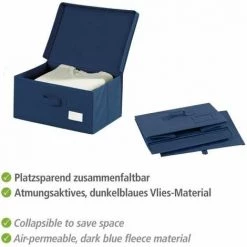 WENKO Aufbewahrungs Box AIR L Kleider Korb Klapp Deckel Kiste Kleidung Fotos -Aufbewahrung im Garten Verkäufe 2022 4705484 4