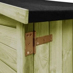 LONGZIMING Garten-Geräteschuppen Kiefernholz Imprägniert 182x76x175 Cm -Aufbewahrung im Garten Verkäufe 2022 47636365 5