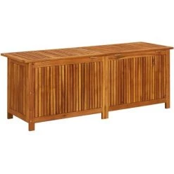 LONGZIMING Gartenbox 150x50x58 Cm Massivholz Akazie -Aufbewahrung im Garten Verkäufe 2022 47652296 4