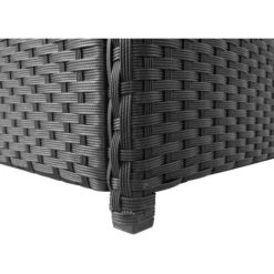 LONGZIMING Gartenbox Schwarz 120x50x60 Cm Poly Rattan 8 LONGZIMING Gartenbox Schwarz 120x50x60 Cm Poly Rattan -Aufbewahrung im Garten Verkäufe 2022 47655799 4