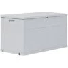 LONGZIMING Garten-Aufbewahrungsbox 420 L Hellgrau