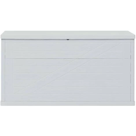 LONGZIMING Garten-Aufbewahrungsbox 420 L Hellgrau 4 LONGZIMING Garten-Aufbewahrungsbox 420 L Hellgrau – Bild 4