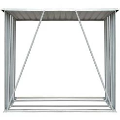 LONGZIMING Brennholzlager Verzinkter Stahl 163 X 83 X 154 Cm Anthrazit -Aufbewahrung im Garten Verkäufe 2022 47657780 3