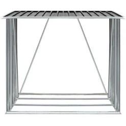 LONGZIMING Brennholzlager Verzinkter Stahl 163 X 83 X 154 Cm Anthrazit -Aufbewahrung im Garten Verkäufe 2022 47657780 5