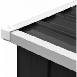 LONGZIMING Brennholzlager Verzinkter Stahl 330x84x152 Cm Anthrazit -Aufbewahrung im Garten Verkäufe 2022 47672262 5