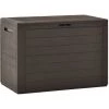 LONGZIMING Gartenbox Braun 78x44x55 Cm